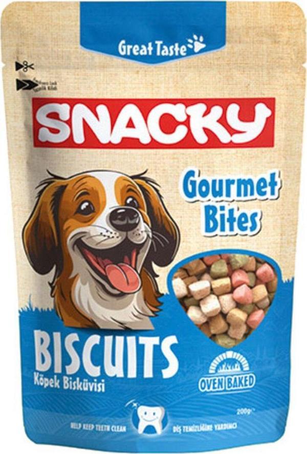 Snacky Gourmet Bites Köpek Ödül Bisküvisi 200 Gr - Image 1