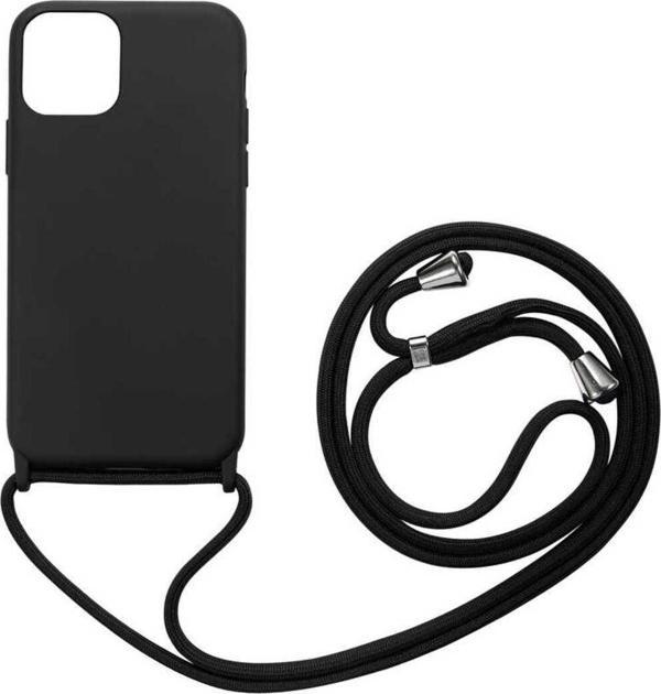 Nüanstek İphone 12 Pro Uyumlu Zore Ropi Kılıf-Siyah - Image 1