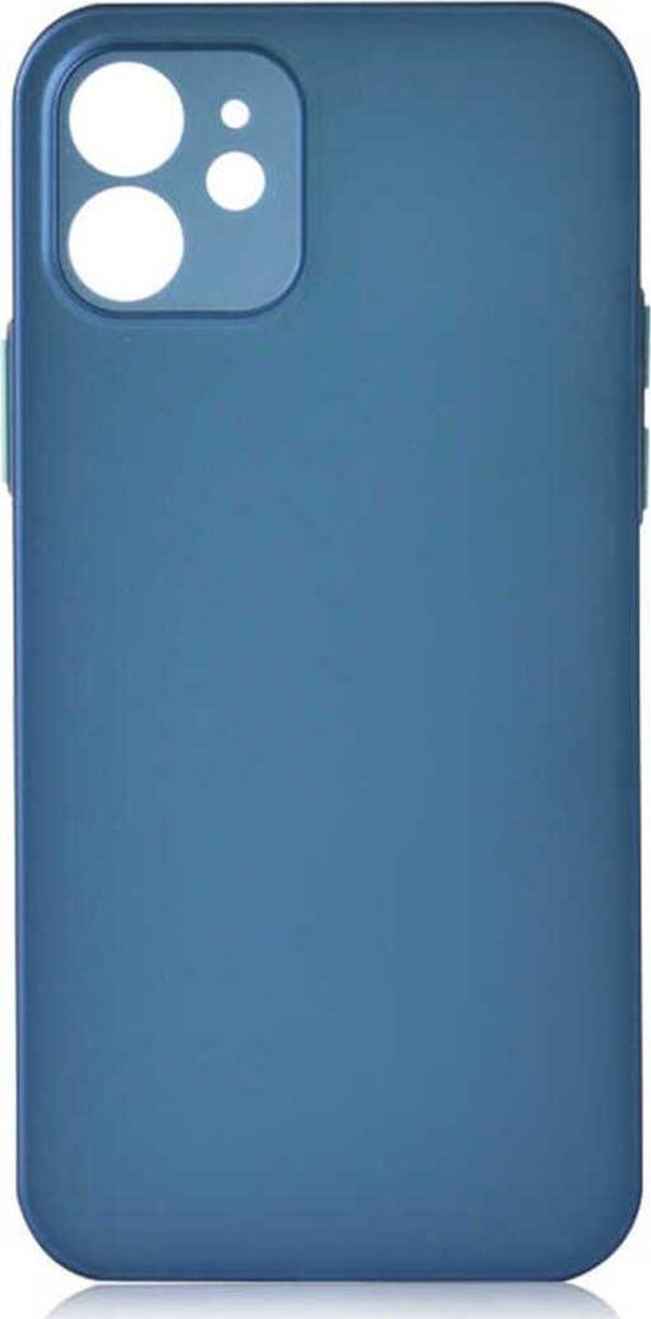 Safa İphone 12 Uyumlu  Slims Kılıf-Saks Mavi - Image 1