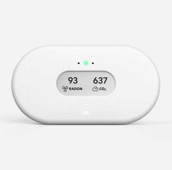 Airthings View Plus 2969 Akıllı Hava Kalitesi Monitörü (Radon, CO₂, VOC, PM2.5) - Image 1