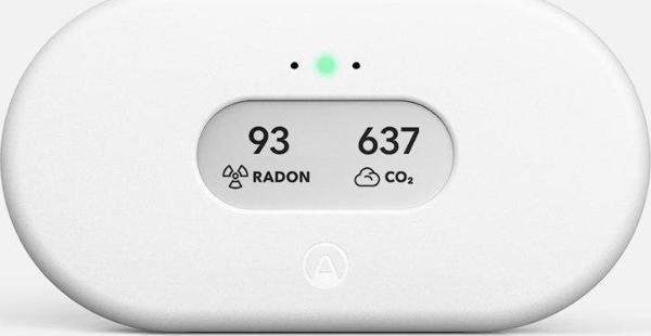 Airthings View Plus 2969 Akıllı Hava Kalitesi Monitörü (Radon, CO₂, VOC, PM2.5) - Image 1
