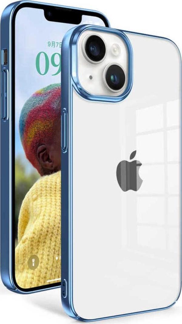 Safa İphone 14 Uyumlu Zore Sun Kılıf-Mavi Açık - Image 1