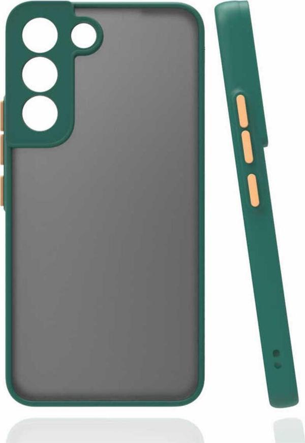 Gng Home Galaxy S22 Plus Uyumlu Zore Hux Kılıf-Koyu Yeşil - Image 1
