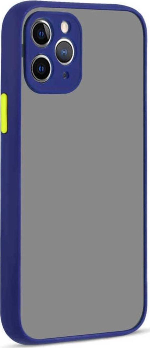 Resveq İphone 11 Pro Uyumlu Zore Hux Kılıf-Lacivert - Image 1