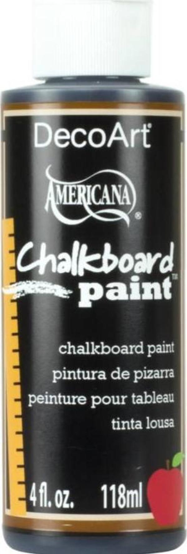 Decoart Americana Kara Tahta Boyası 4oz DS90 - Image 1