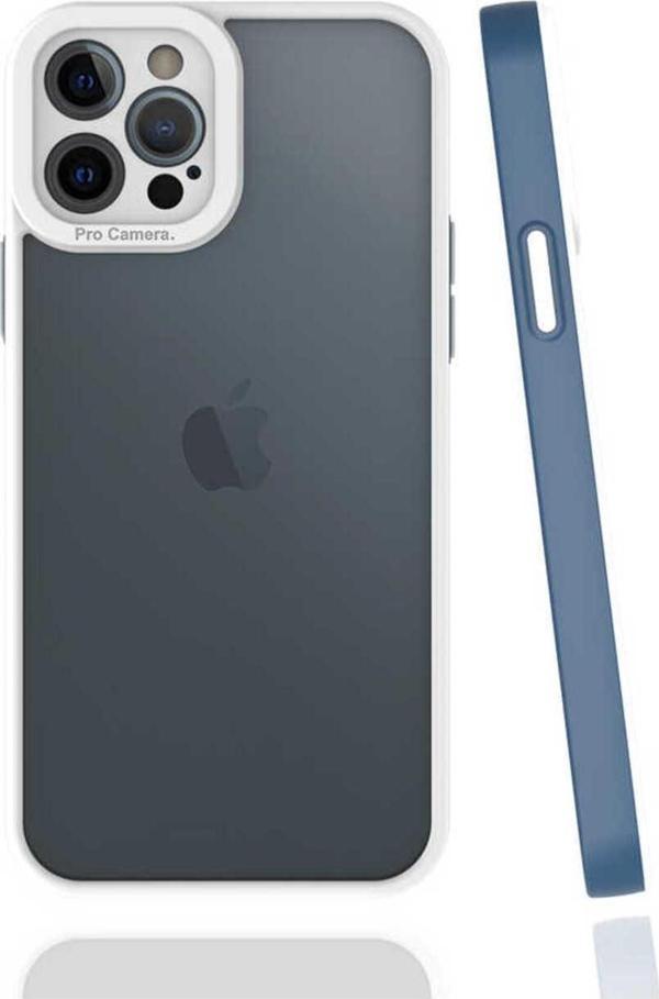 Marselit İphone 12 Pro Uyumlu Zore Mima Kılıf-Lacivert - Image 1