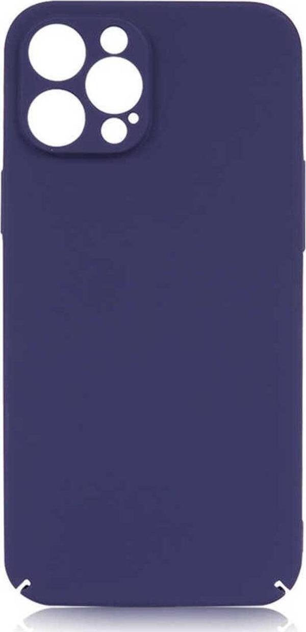 Resveq İphone 12 Pro Max Uyumlu Zore Kapp Kılıf-Lacivert - Image 1