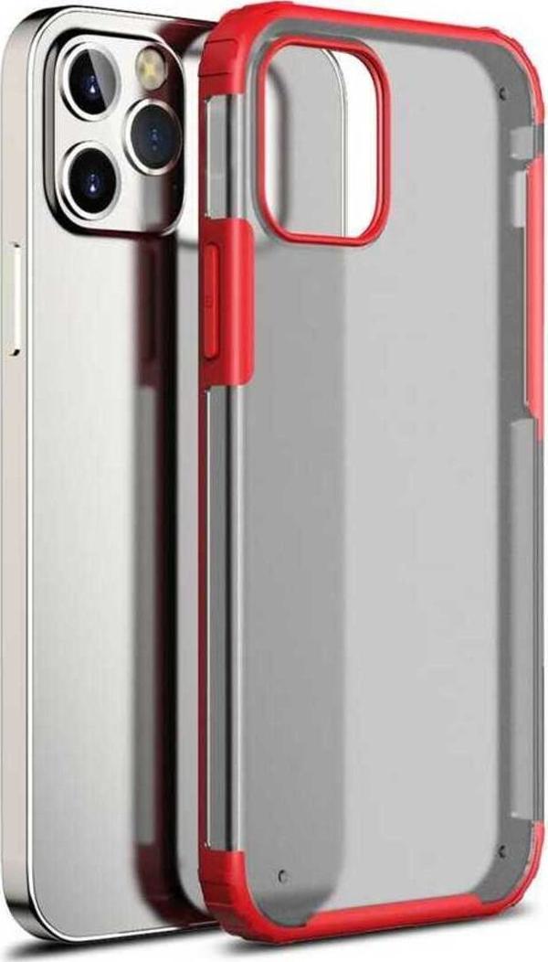 Kılıftech İphone 12 Pro Max Uyumlu Zore Volks Kılıf-Kırmızı - Image 1