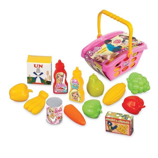 01515 Barbie Küçük Market Sepeti -Dede Kız Erkek Çocuk Oyuncak Eğitici Oyuncaklar - Image 1