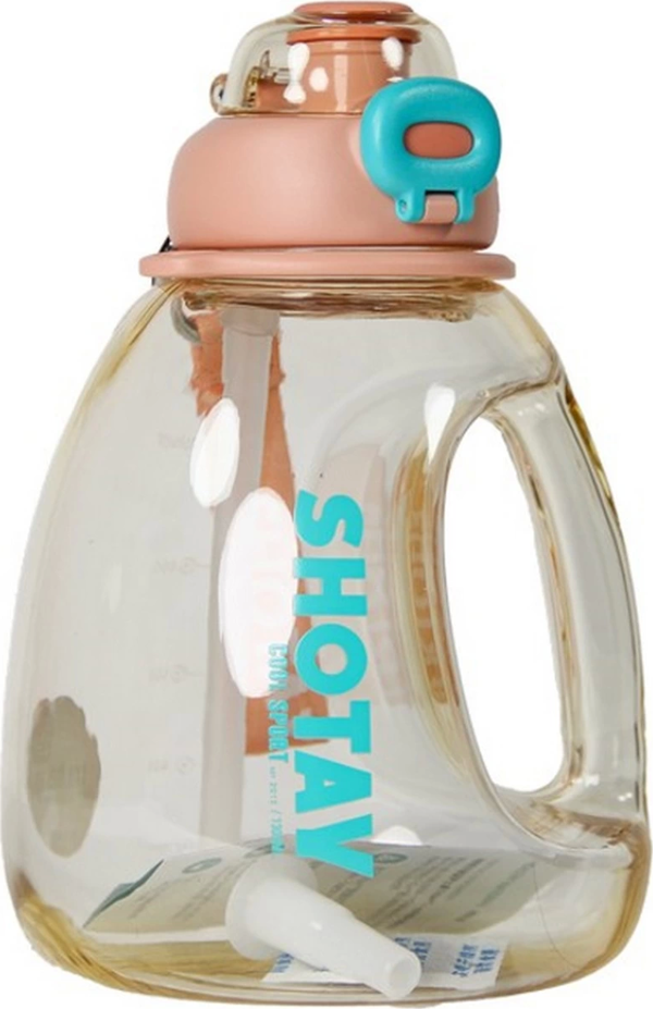 Shotay Hippo Tritan Matara XL 1300 ml Kız Erkek Çocuk Oyuncak Eğitici Oyuncaklar - Image 1