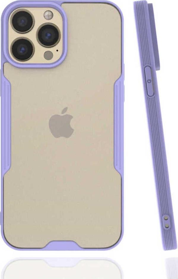 Göktuğ Aksesuar İphone 13 Pro Max Uyumlu Zore Parfe Kılıf-Mor - Image 1