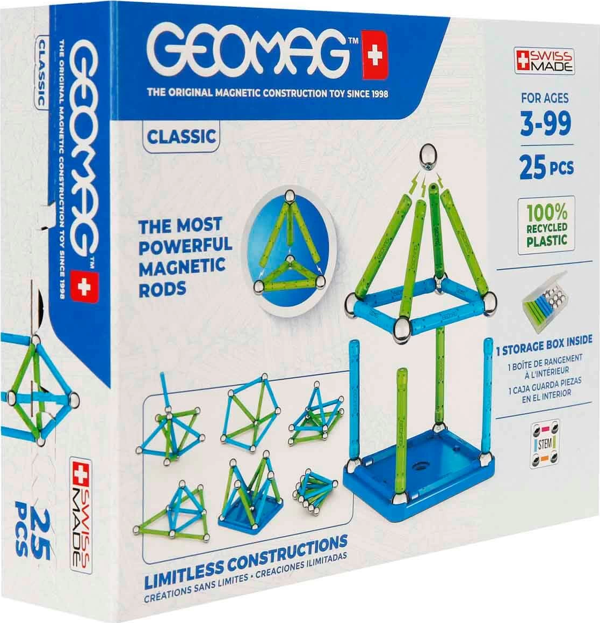 Geomag Classic Manyetik Zeka Oyunu 25 Parça S02000275 Kız Erkek Çocuk Oyuncak Eğitici Oyuncaklar - Image 1