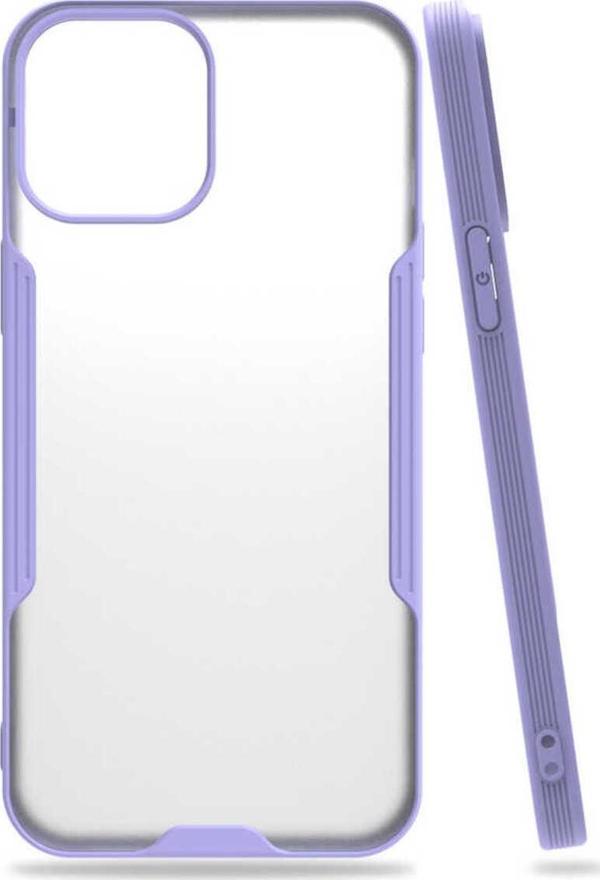 Resveq İphone 12 Uyumlu Zore Parfe Kılıf-Mor - Image 1