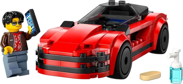 LEGO City Kırmızı Spor Araba 60448 Kız Erkek Çocuk Oyuncak Eğitici Oyuncaklar - Image 1