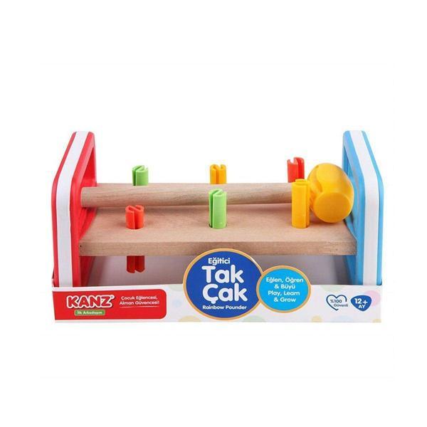 30796 KNZ EĞİTİCİ TAK ÇAK Kız Erkek Çocuk Oyuncak Eğitici Oyuncaklar - Image 1