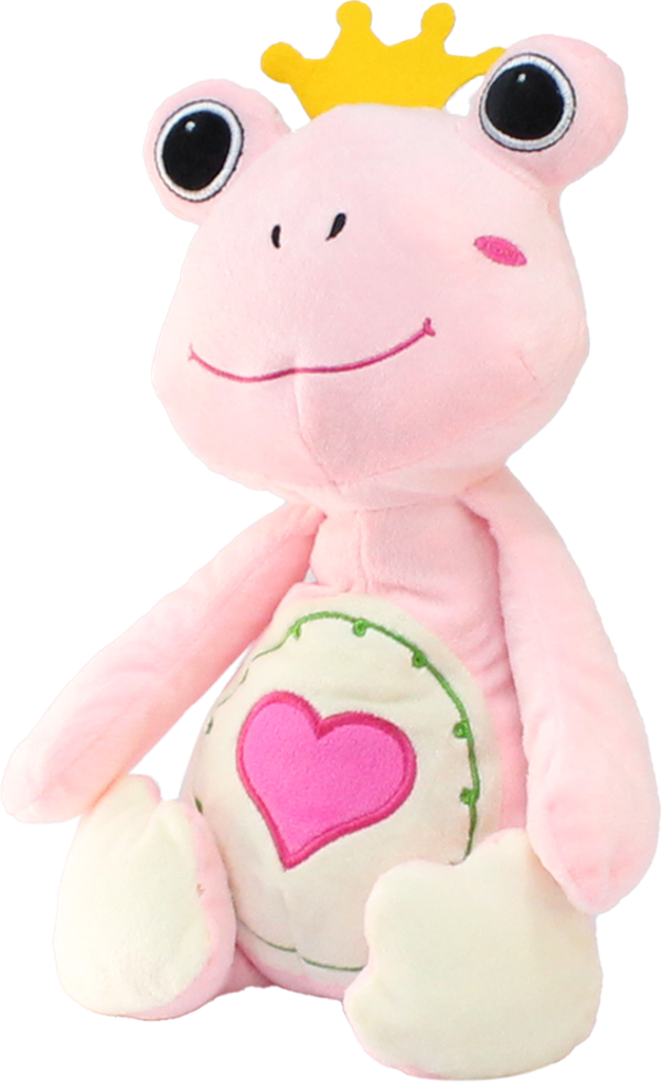 Prens , Prenses Kurbağa Peluş Oyuncak 30cm - Stokta Olan Renk Gönderilir Kız Erkek Çocuk Oyuncak Eği - Image 1