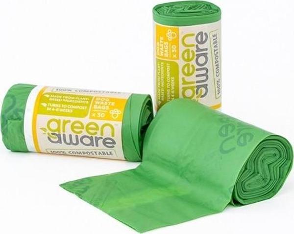 GreenAware Kompostlanabilir Köpek Dışkısı Poşeti (60 Adet) - Image 1