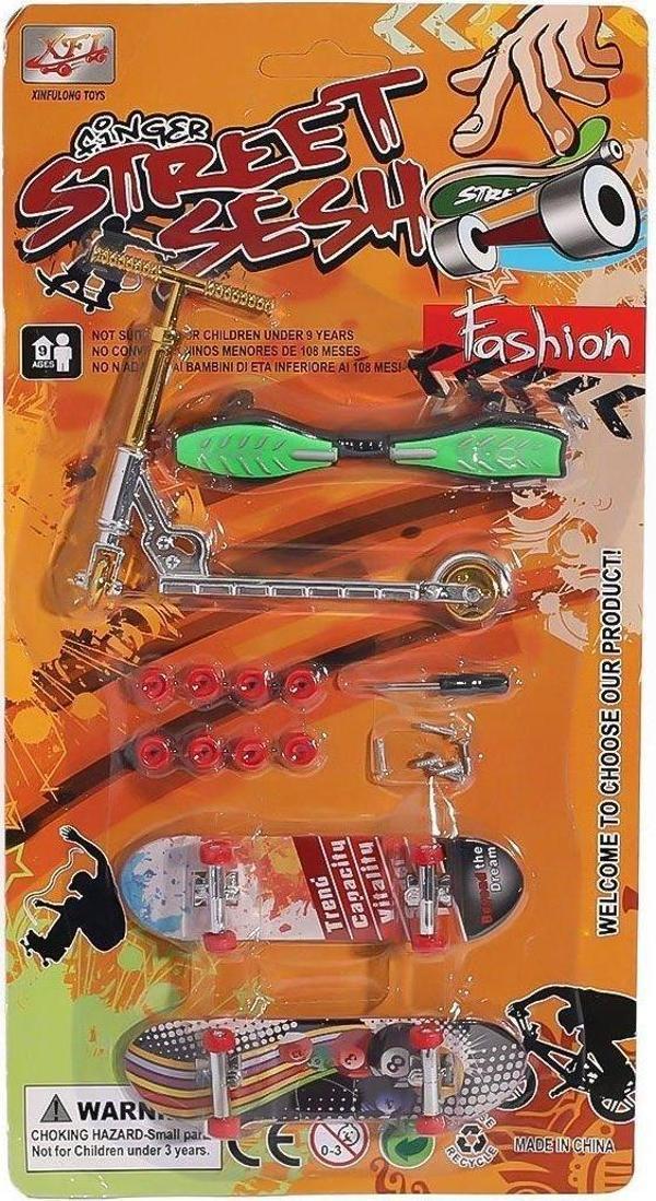 KZL-012-13 Kartela Kaykay Scooter Kız Erkek Çocuk Oyuncak Eğitici Oyuncaklar - Image 1