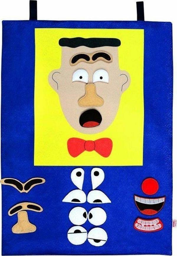 AND-9170 Yüz İfadeleri -Erkek Cırtlı Pano Kız Erkek Çocuk Oyuncak Eğitici Oyuncaklar - Image 1