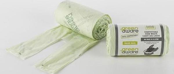 GreenAware Kompostlanabilir Poşet 8L (80 Adet) - Image 1