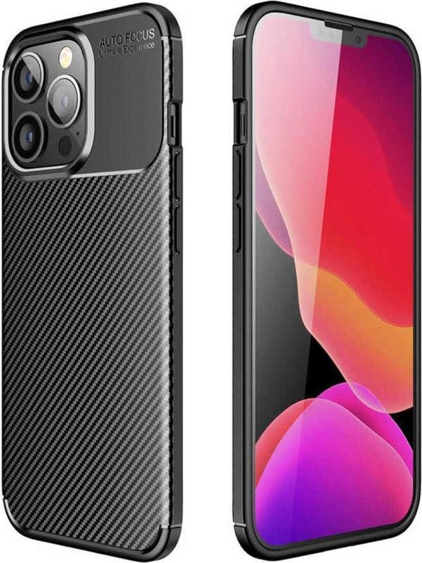 Zore İphone 13 Pro Max Uyumlu Negro Silikon Kılıf-Siyah - Image 1