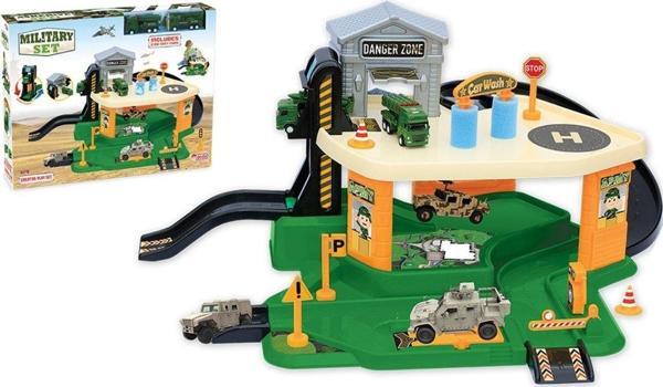 03340 Dede, Askeriye Garaj Seti Kız Erkek Çocuk Oyuncak Eğitici Oyuncaklar - Image 1