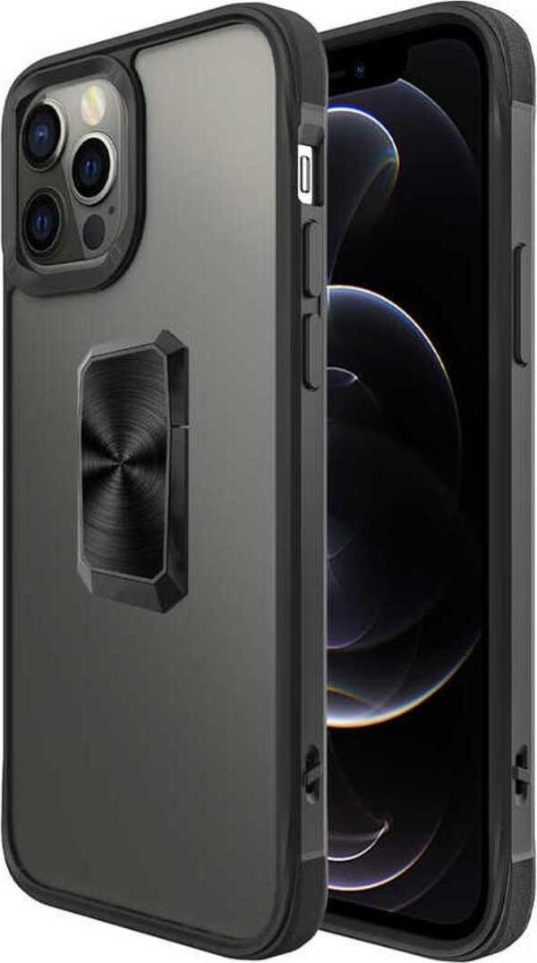 Kılıftech İphone 12 Pro Uyumlu Zore V-Bax Kılıf-Siyah - Image 1