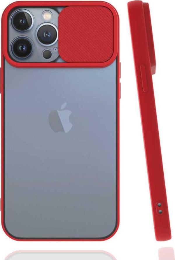 Haktan Kılıf İphone 13 Pro Max Uyumlu Zore Lpat-İ Kılıf-Kırmızı - Image 1