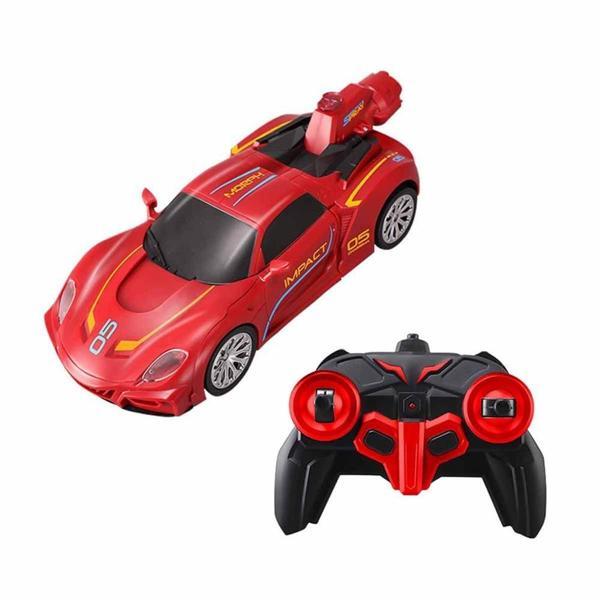 Transforming Robot Racer Uzaktan Kumandalı Sesli ve Işıklı Robotlar Kız Erkek Çocuk Oyuncak Eğitici  - Image 1
