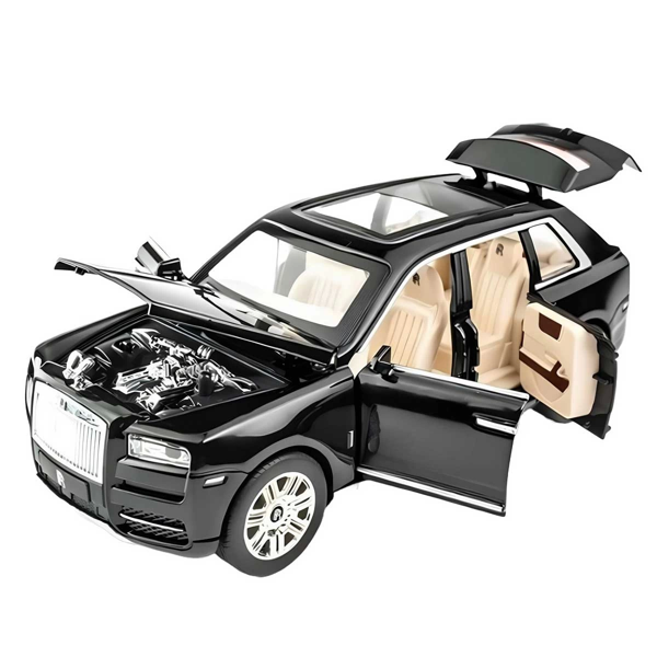Şeffaf Kutuda Metal Rolls Royce Kız Erkek Çocuk Oyuncak Eğitici Oyuncaklar - Image 1