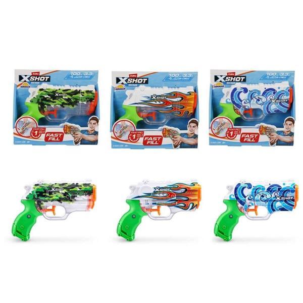 X-Shot Skins Nano Fast Fill Su Tabancası 19cm 100 Ml - 4582 - 1adet Fiyatıdır Kız Erkek Çocuk Oyunca - Image 1