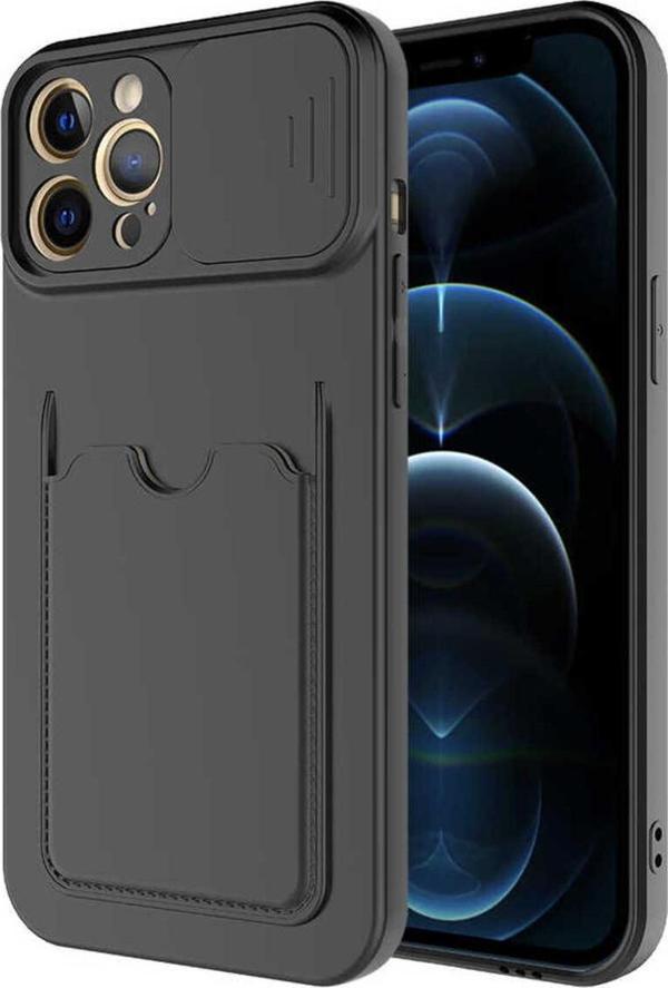 Avid Diva İphone 12 Pro Uyumlu  Kartix Kılıf-Siyah - Image 1