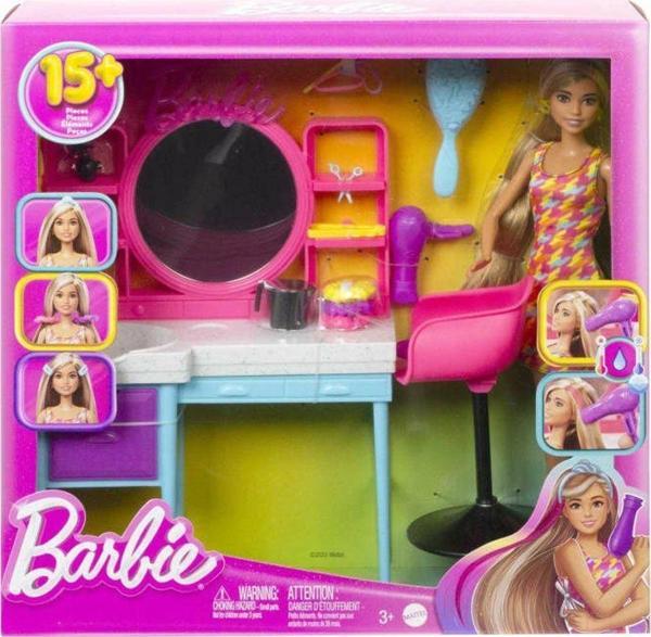 HKV00 Barbie Muhteşem Kuaför Oyun Seti Kız Erkek Çocuk Oyuncak Eğitici Oyuncaklar - Image 1