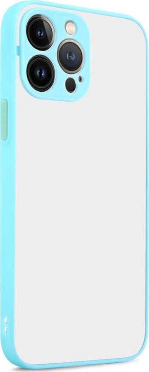 Kılıfda Kılıf İphone 13 Pro Uyumlu Zore Hux Kılıf-Turkuaz - Image 1