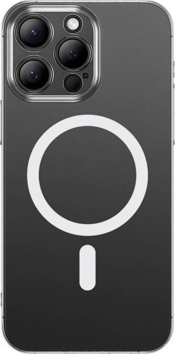 Zore Apple İphone 14 Pro Max Kılıf Magsafe Şarj Özellikli Toz Önleyici Helo Kapak-Şeffaf - Image 1