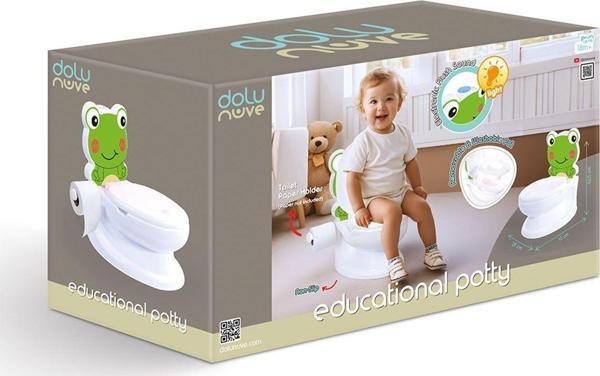 7238 Kurbağa Eğitici Klozet Lazımlık - Dolu Oyuncak Kız Erkek Çocuk Oyuncak Eğitici Oyuncaklar - Image 1