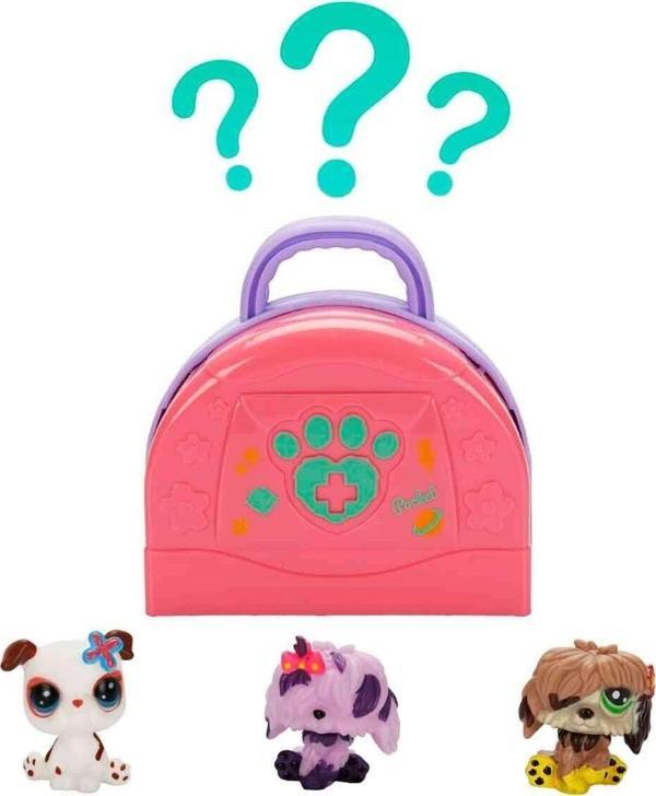 4368 2in1 Çantalı Evcil Hayvan Veteriner Seti Sürpriz Paket Kız Erkek Çocuk Oyuncak Eğitici Oyuncakl - Image 1