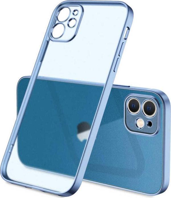 Göktuğ Aksesuar İphone 12 Uyumlu Zore Mat Gbox Kılıf-Mavi - Image 1