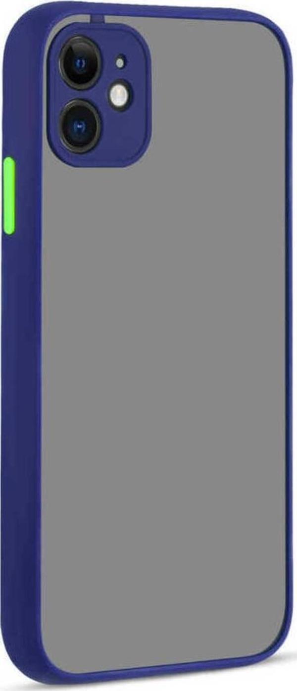 Nüanstek İphone 12 Mini Uyumlu Zore Hux Kılıf-Lacivert - Image 1