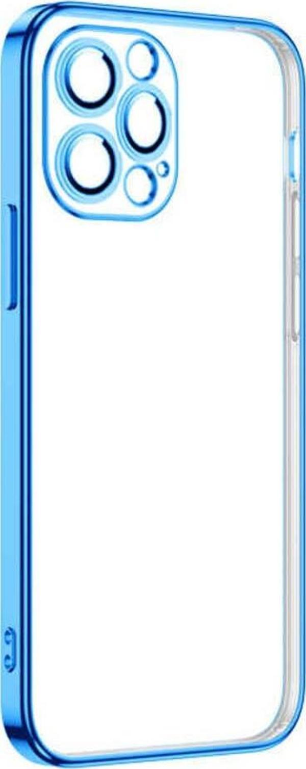 Safa İphone 13 Pro Max Uyumlu Zore Krep Kılıf-Mavi - Image 1