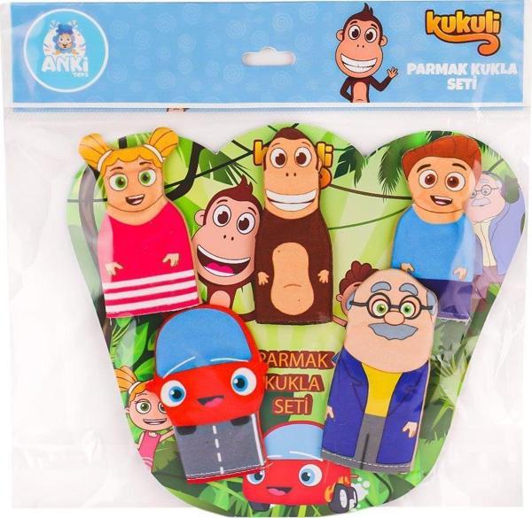 AND-5264 Kukuli Parmak Kukla Seti \'li -Anadolu Oyuncak Kız Erkek Çocuk Oyuncak Eğitici Oyuncaklar - Image 1