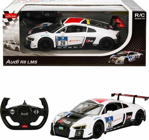 1:14 Audi R8 LMS Uzaktan Kumandalı Işıklı Araba Kız Erkek Çocuk Oyuncak Eğitici Oyuncaklar - Image 1