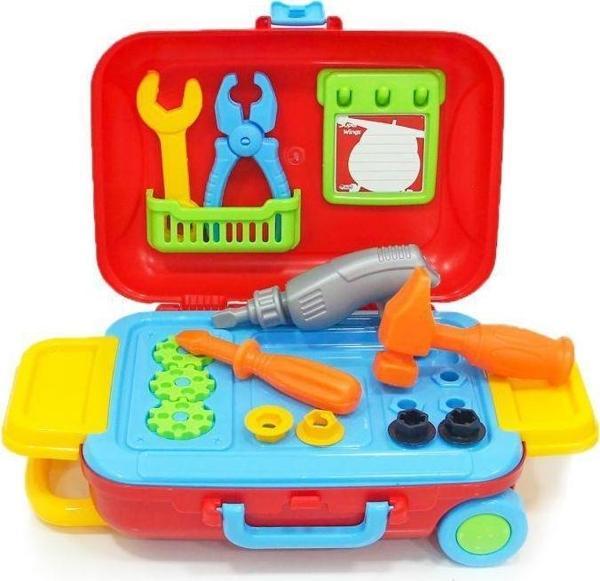 Dede Harika Kanatlar Tamir Seti Bavulum Kız Erkek Çocuk Oyuncak Eğitici Oyuncaklar - Image 1