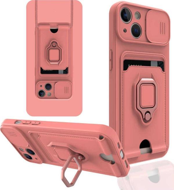 Base Dijital İphone 13 Uyumlu  Pelit Kılıf-Pembe - Image 1