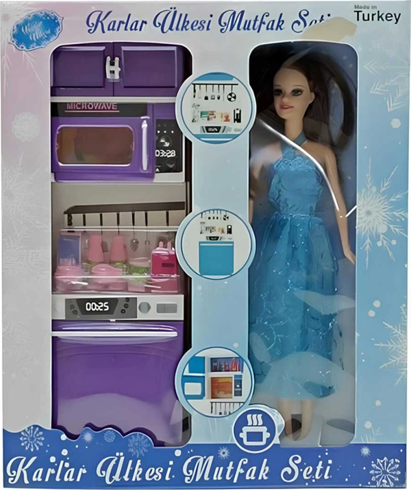 Karlar Ülkesi Bulaşık Makinesi Bebekli 2329 Kız Erkek Çocuk Oyuncak Eğitici Oyuncaklar - Image 1