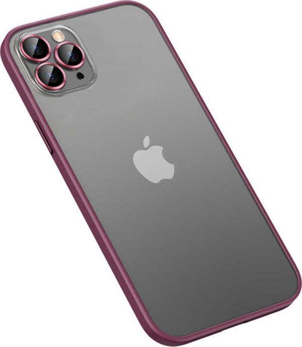 Kılıftech İphone 12 Pro Max Uyumlu Zore Retro Kılıf-Koyu Mor - Image 1