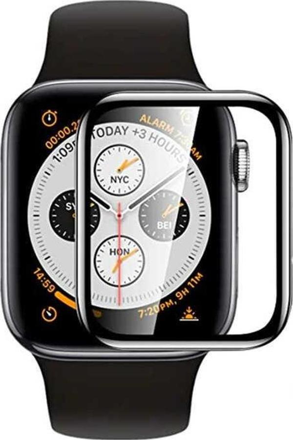 Apple Watch 7 41mm Fuchsia PPMA Pet Saat Ekran Koruyucu Kenarları Full Kapatan Pürüzsüz Watch Screen Protector - Image 1