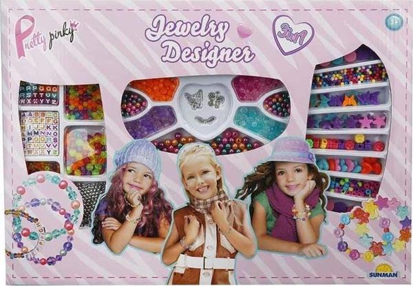 Hobi Set 3 in 1 Set Boncuk Takı Tasarım Seti Kız Erkek Çocuk Oyuncak Eğitici Oyuncaklar - Image 1