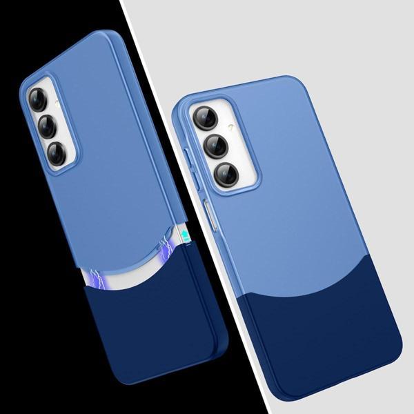 Kılıftech Galaxy A16 Kılıf Mıknatıslı Kth Duble Kapak - Lacivert - Image 1