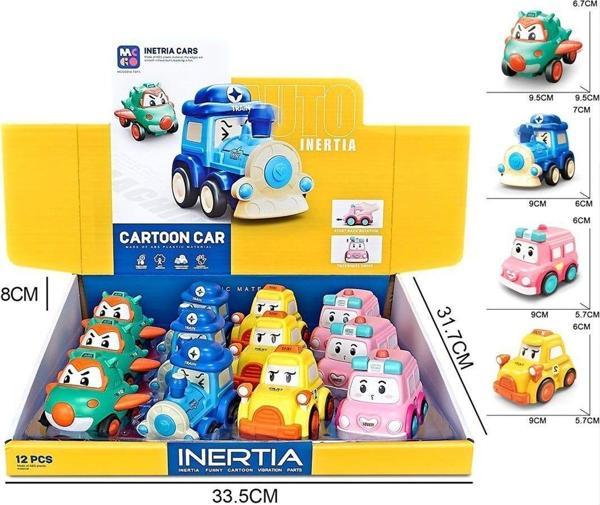 MG-D400-48 Sürtmeli Hareketli Sevimli Araçlar -1adet fiyatıdır Kız Erkek Çocuk Oyuncak Eğitici Oyunc - Image 1